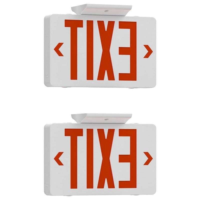 Emergency Exit Sign - B67C UL Listed,Commercial Emergency Light Combo,