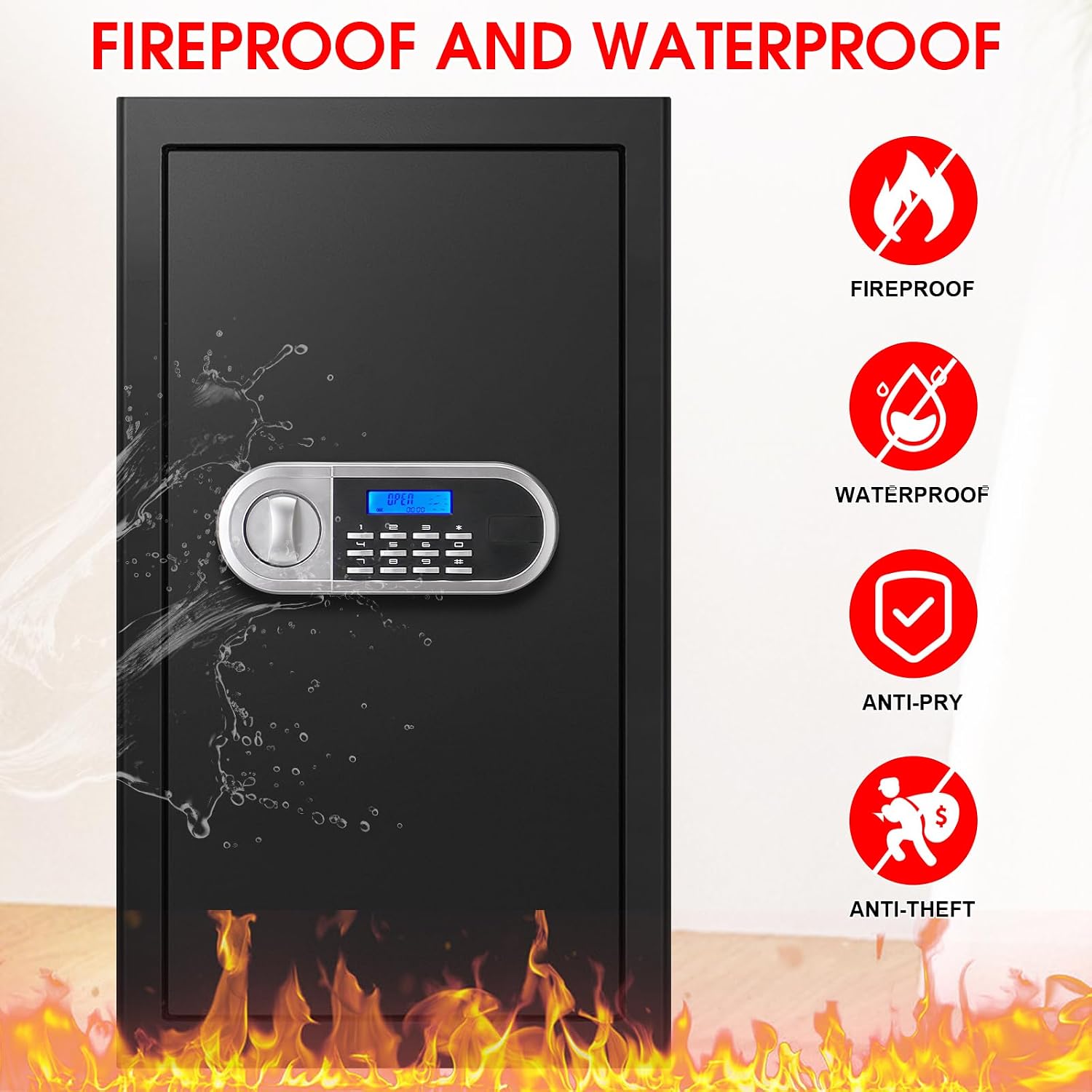 Fire Proof Safe for Home Docum - огляд і ціна Fire Safe Document