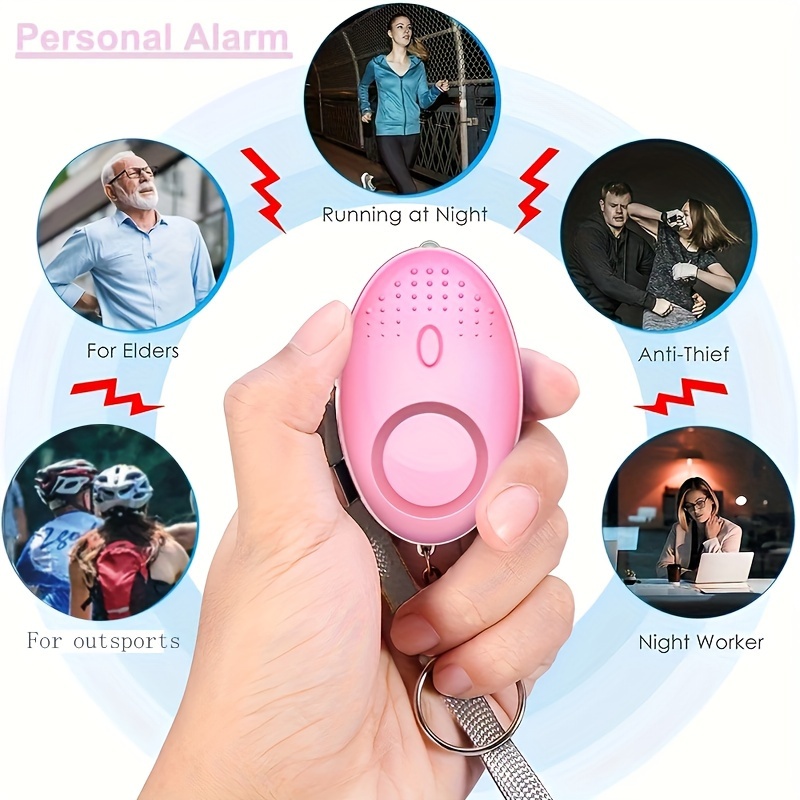 130dB Personal Safety Alarm wi - огляд і ціна Personal Alarm Keychain