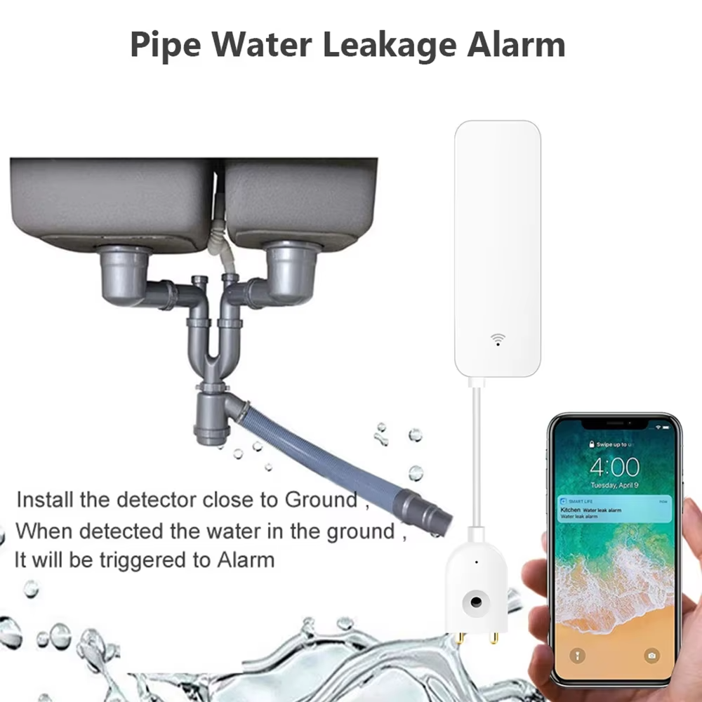 ZigBee WiFi Water Leak Sensor  - огляд і ціна Water Alarm Sensor
