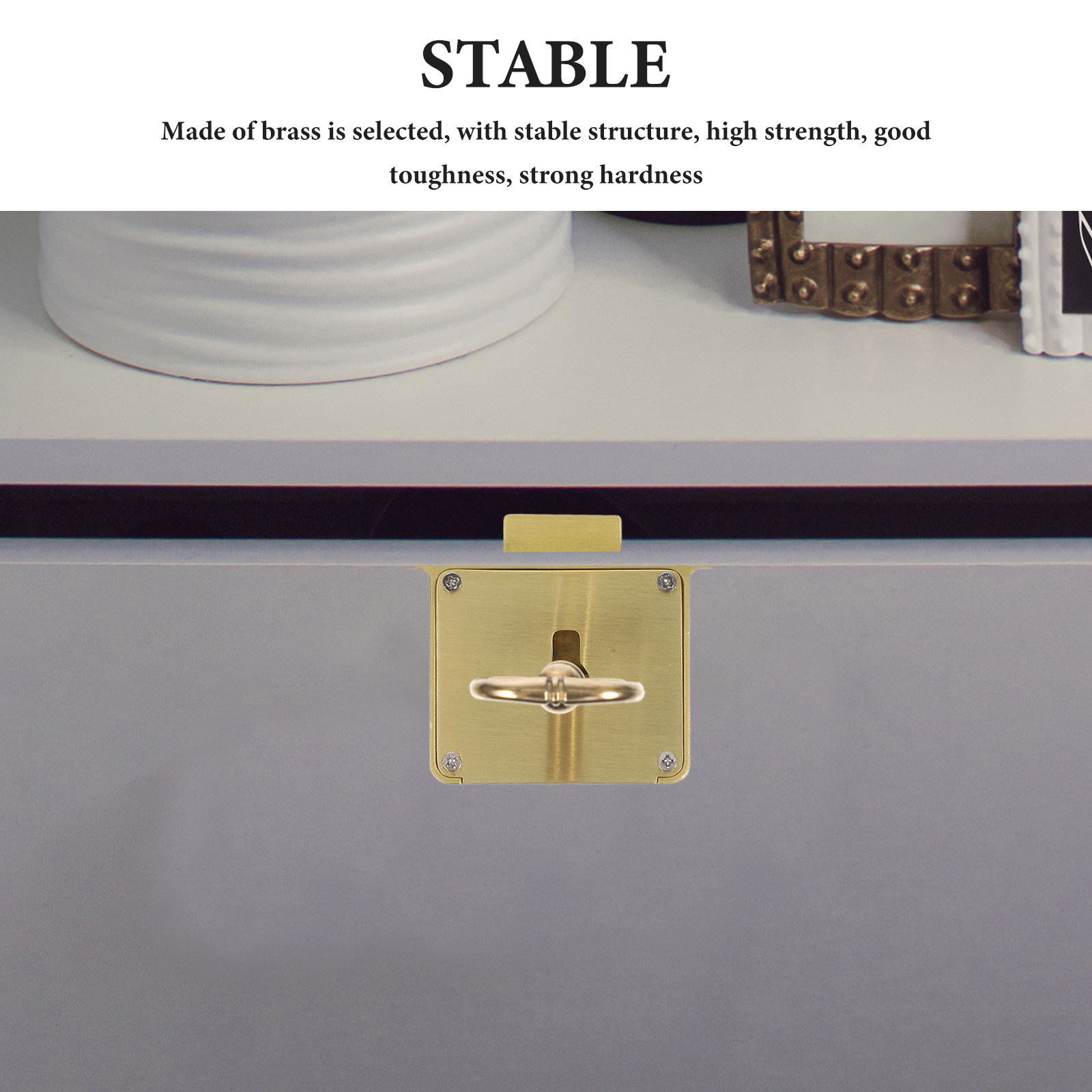 1Set Heavy Duty Brass Cabinet  - огляд і ціна Lockbox Key Secure