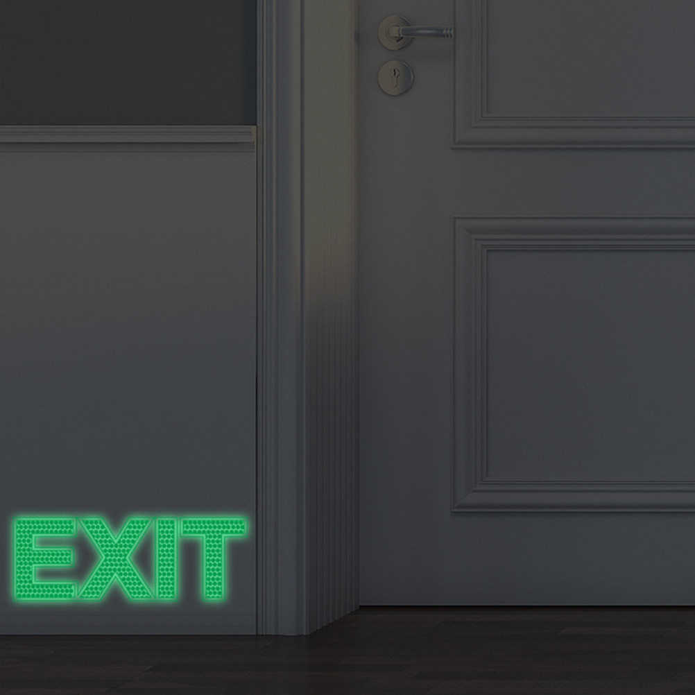 Glow in Dark Exit Wall Sticker - огляд і ціна Emergency Exit Sign
