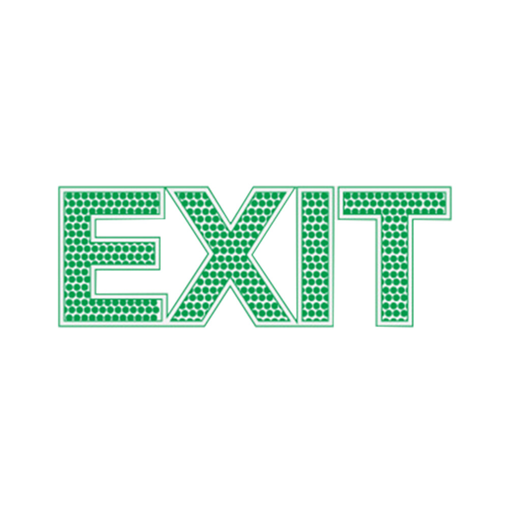 Glow in Dark Exit Wall Sticker - огляд і ціна Emergency Exit Sign