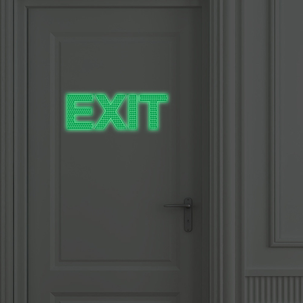 Glow in Dark Exit Wall Sticker - огляд і ціна Emergency Exit Sign