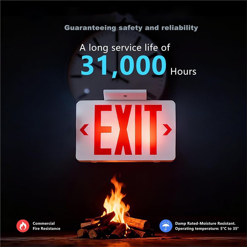 A46U UL Listed LED Exit Light  - огляд і ціна Emergency Exit Sign