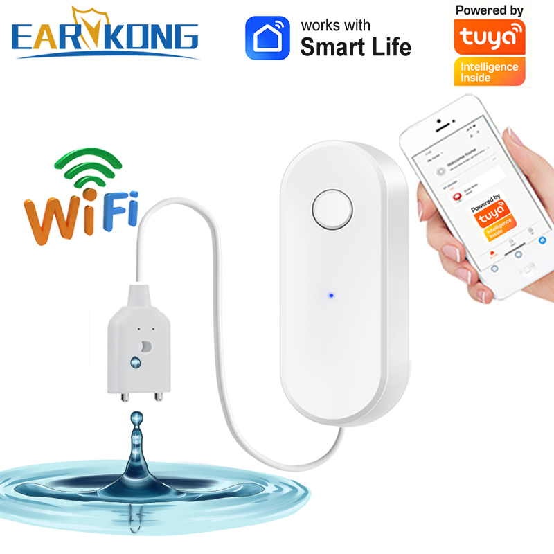 Tuya WiFi Smart Water Leak Sen - огляд і ціна Water Alarm Sensor
