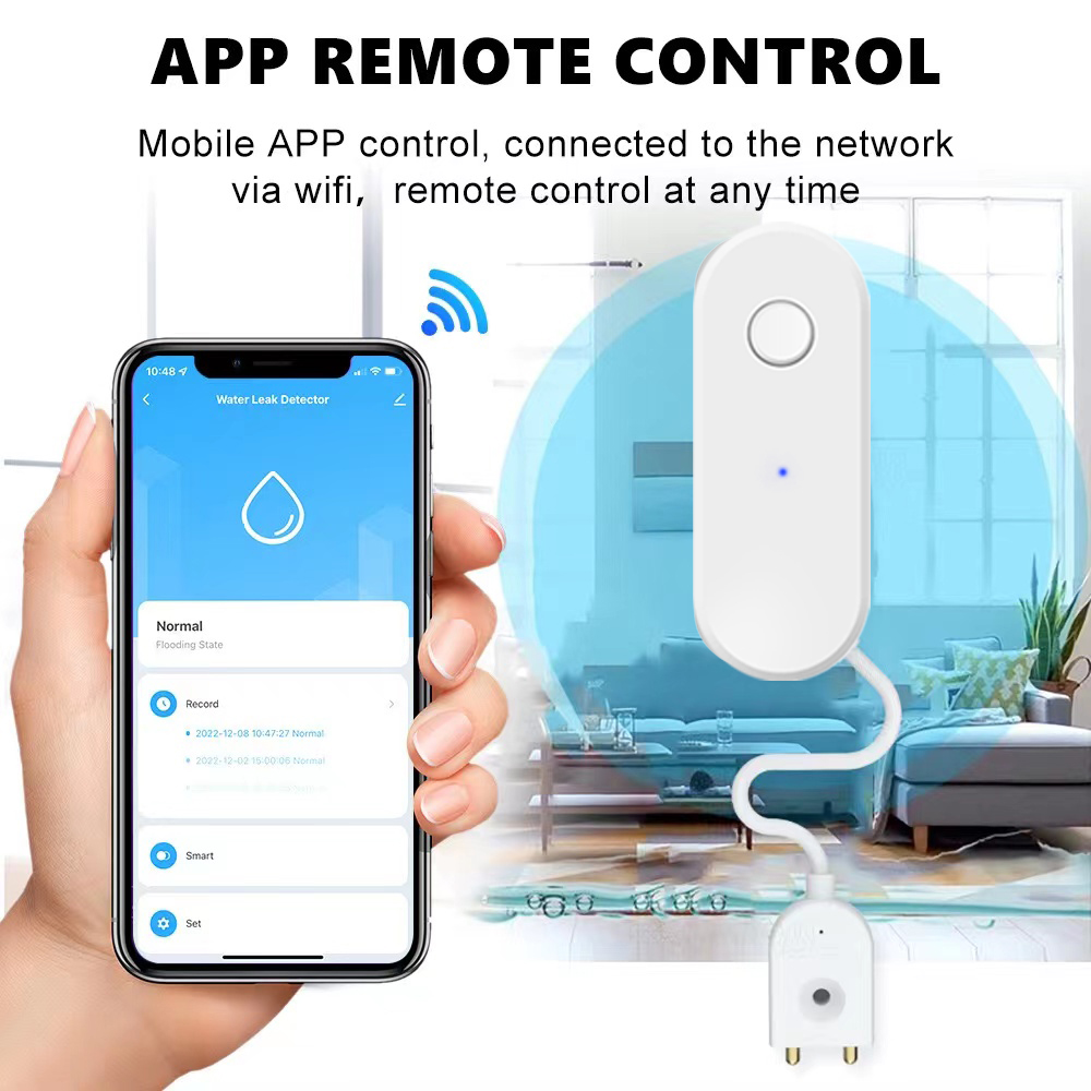 Tuya WiFi Smart Water Leak Sen - огляд і ціна Water Alarm Sensor